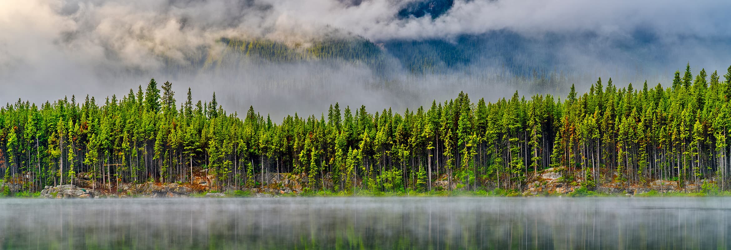 Hero Image - Herbert Lake in Banff National Park